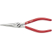 Feinmechaniker-Flachrundzange Wiha 36483 160 mm Backenform Gerade Form