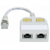 Telegärtner Cable Sharing Adapter 2x RJ-Buchse an RJ-45 Stecker 0,15 m