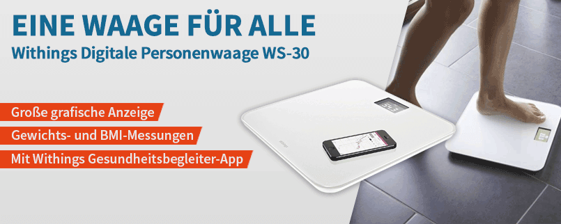 Withings Digitale Personenwaage WS-30